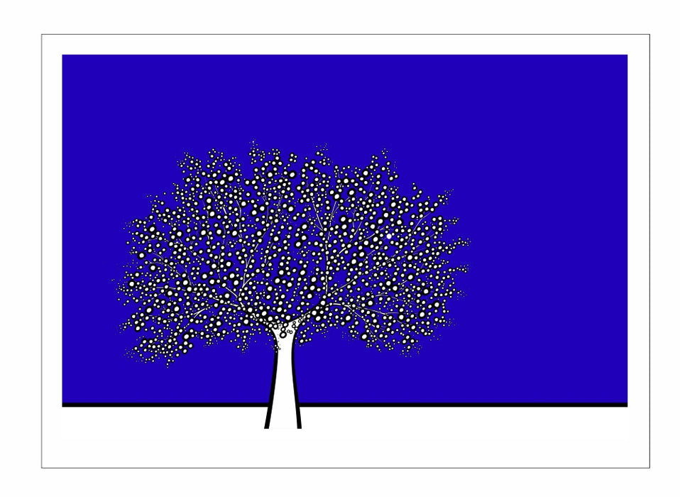Mein ultramarinblauer Baum